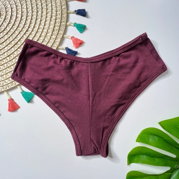 Victoria's Secret PINK Cotton Cheekster Panty Have A Merry Monday Small NEW - Picture 3 of 3